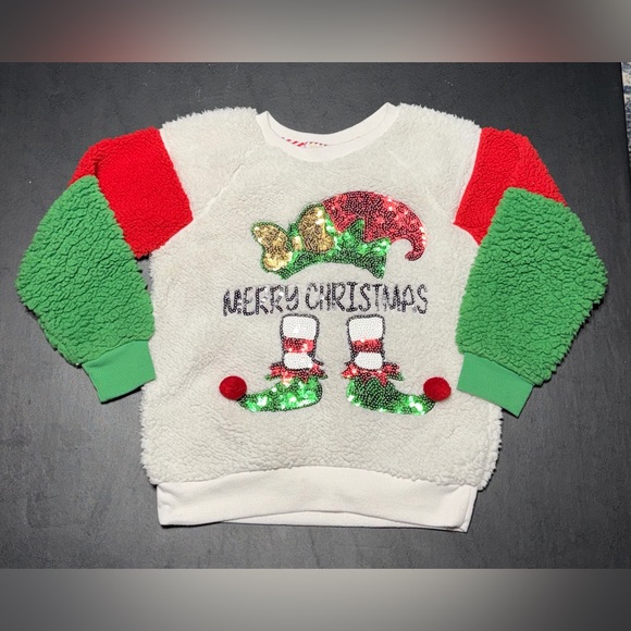 Girls Lot of 3 Christmas Sweatshirts - Picture 6 of 7
